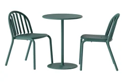 Fred's Bistreau Kleiner runder Gartentisch, grün, 60x60x76 cm