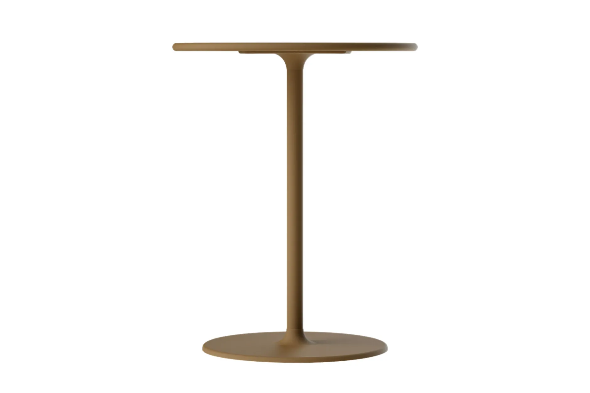 Fred's Bistreau Kleiner runder Gartentisch, braun, 60x60x76 cm