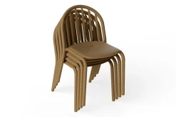 Fred's Chair Gartenstuhl, braun, 52x56x80.5 cm