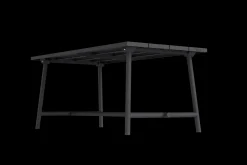 Fred's Medium Table Gartentisch, schwarz, 170x90x76 cm