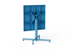 Fred's Square Bistreau Kleiner quadratischer Gartentisch, blau, 80x80x76 cm