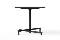 Fred's Square Bistreau Kleiner quadratischer Gartentisch, schwarz, 80x80x76 cm