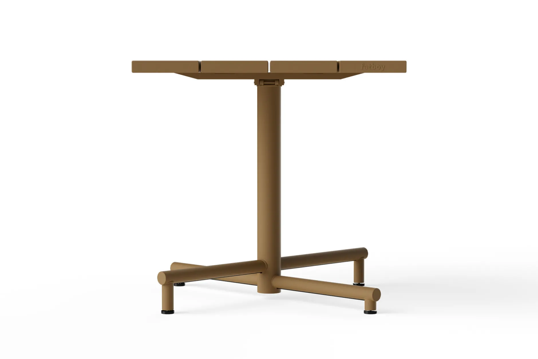 Fred's Square Bistreau Kleiner quadratischer Gartentisch, braun, 80x80x76 cm