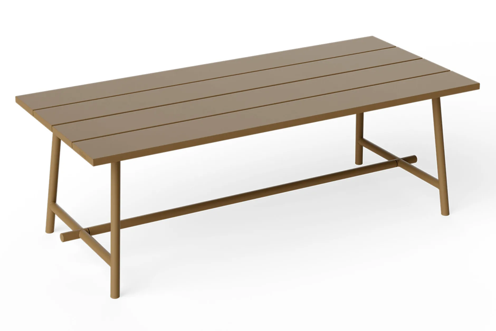 Fred's Table Gartentisch, braun, 220x100x76 cm