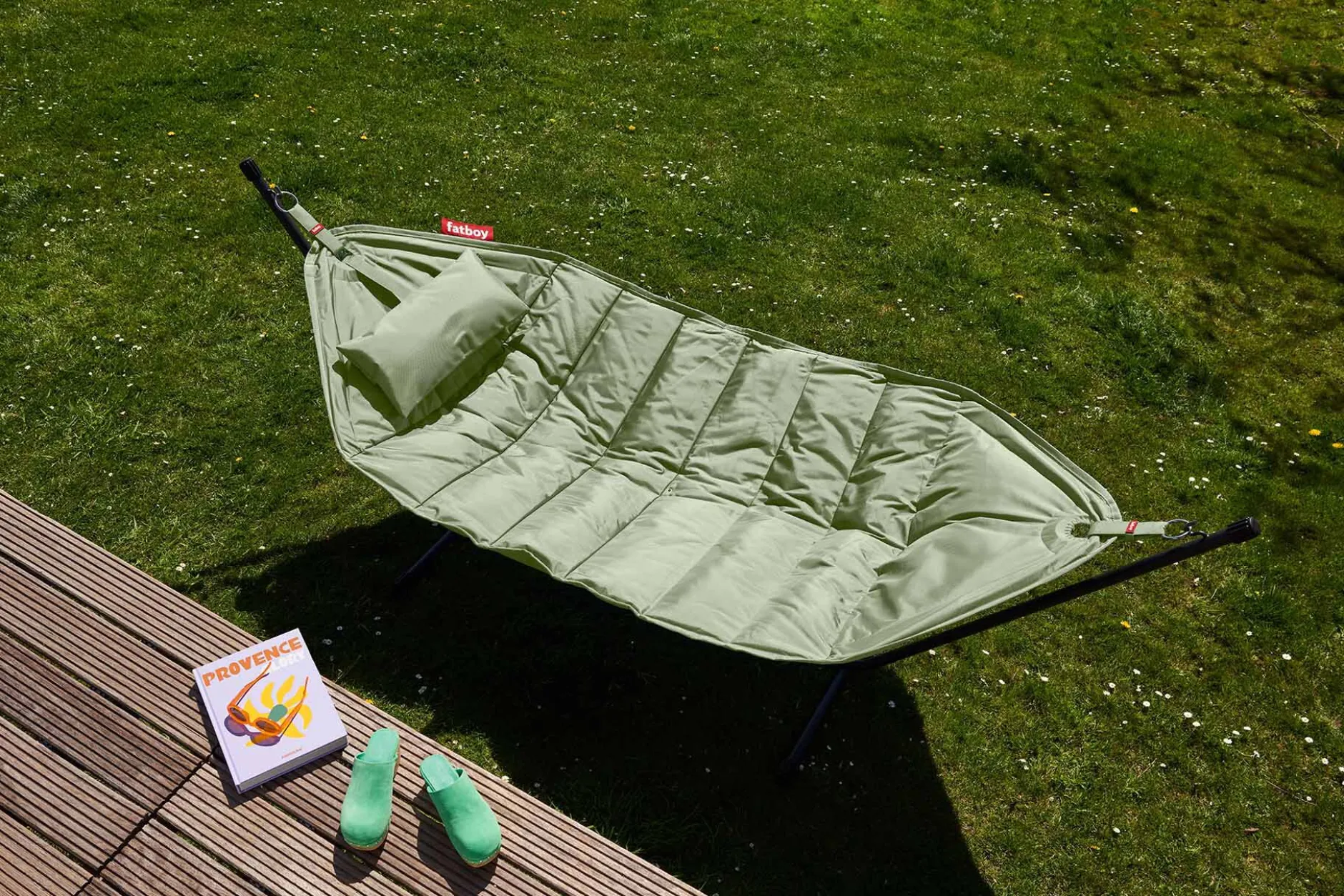 Headdemock Pillow Kissen für Hängematte, grün, 69x15x29 cm