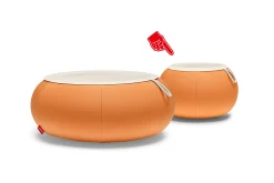 Humpty Outdoor Outdoor-Beistelltische, orange, 65x65x35 cm