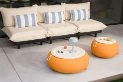 Humpty Outdoor Outdoor-Beistelltische, orange, 65x65x35 cm
