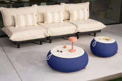 Humpty Outdoor Outdoor-Beistelltische, blau, 65x65x35 cm