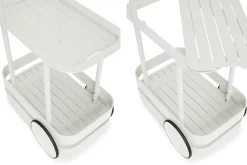 Jolly Trolley Mobile Bartisch, weiß, 78x55x200 cm