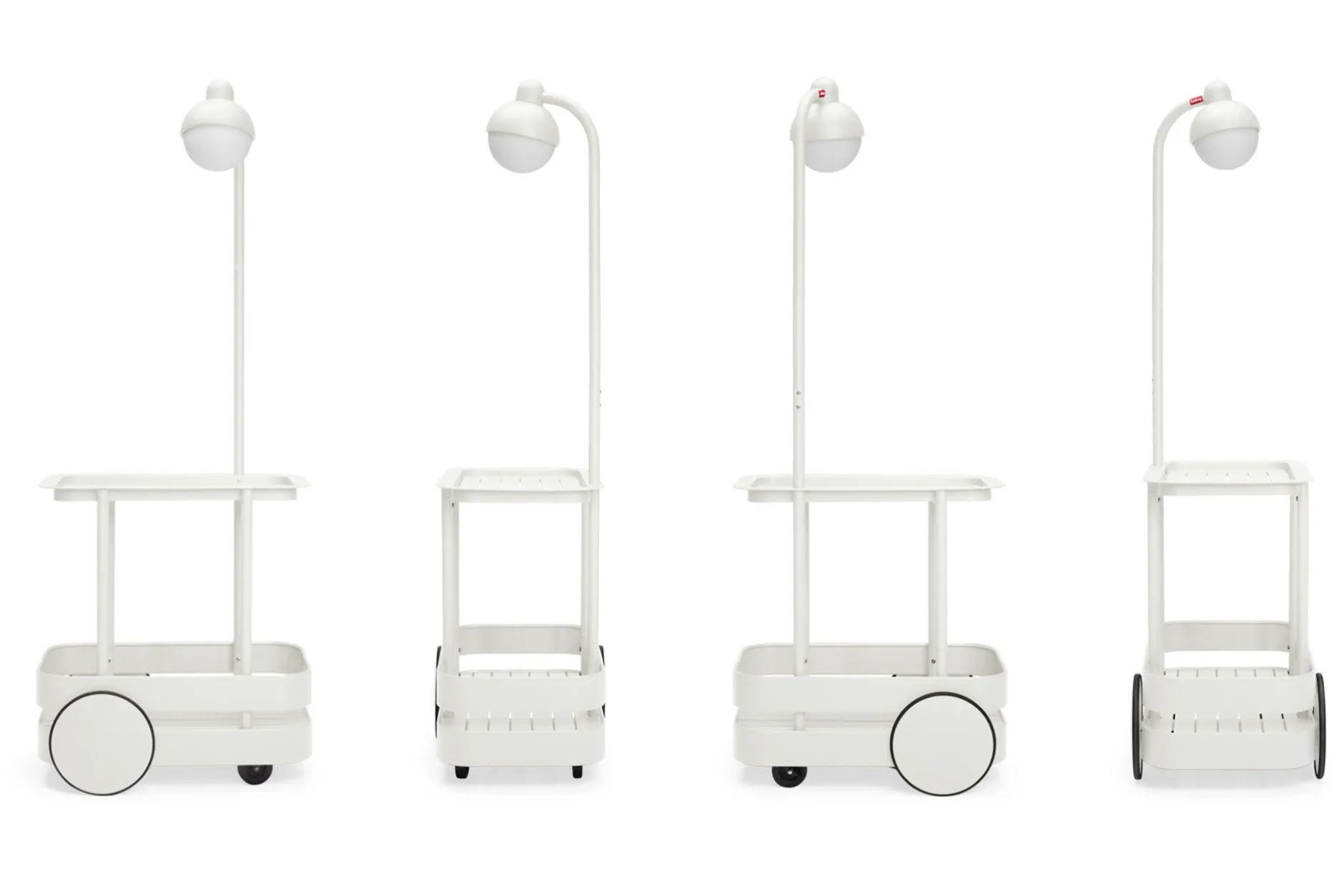 Jolly Trolley Mobile Bartisch, weiß, 78x55x200 cm