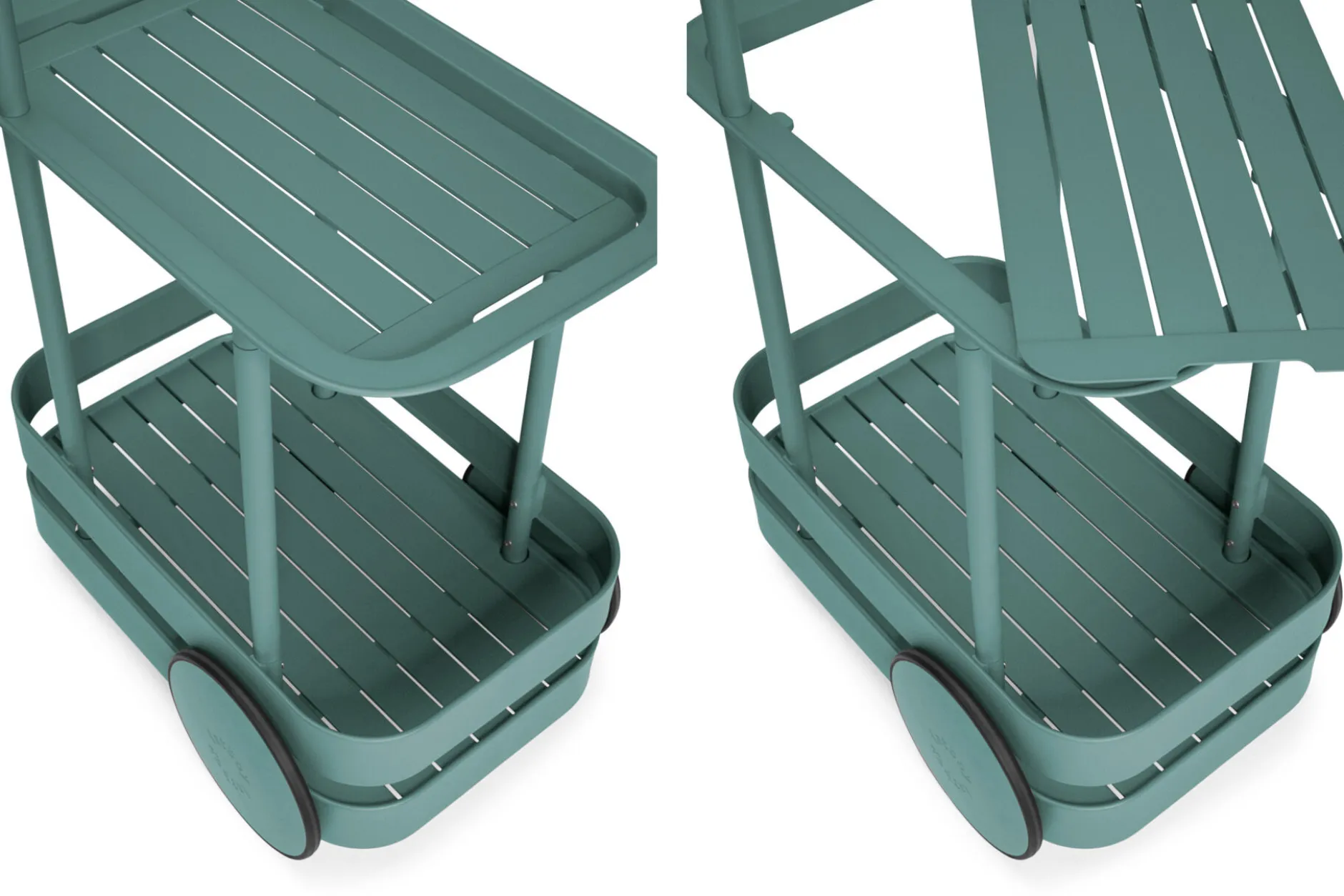 Jolly Trolley Mobile Bartisch, grün, 78x55x200 cm