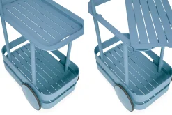 Jolly Trolley Mobile Bartisch, blau, 78x55x200 cm