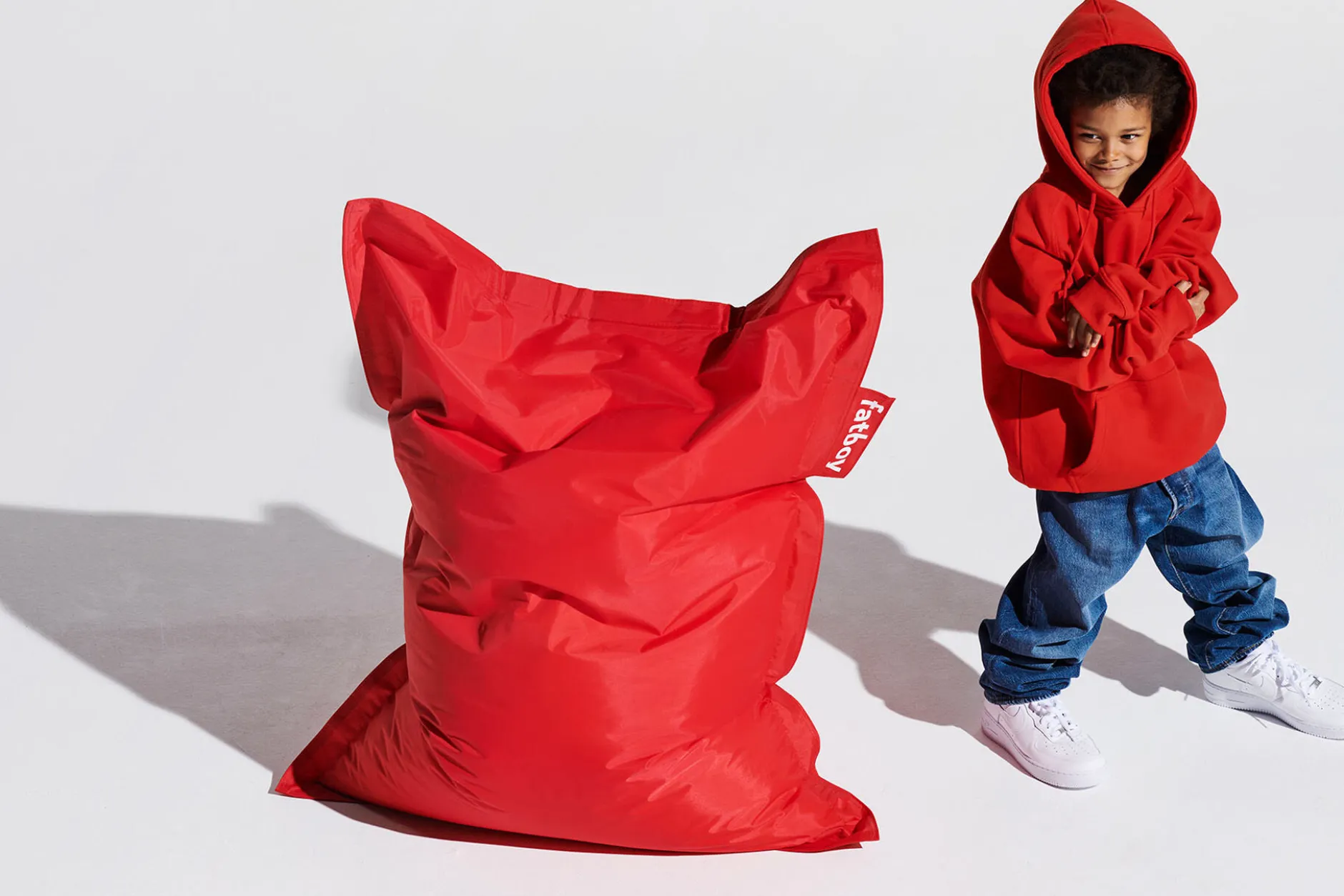 Junior Kindersitzsack, rot, 100x130 cm