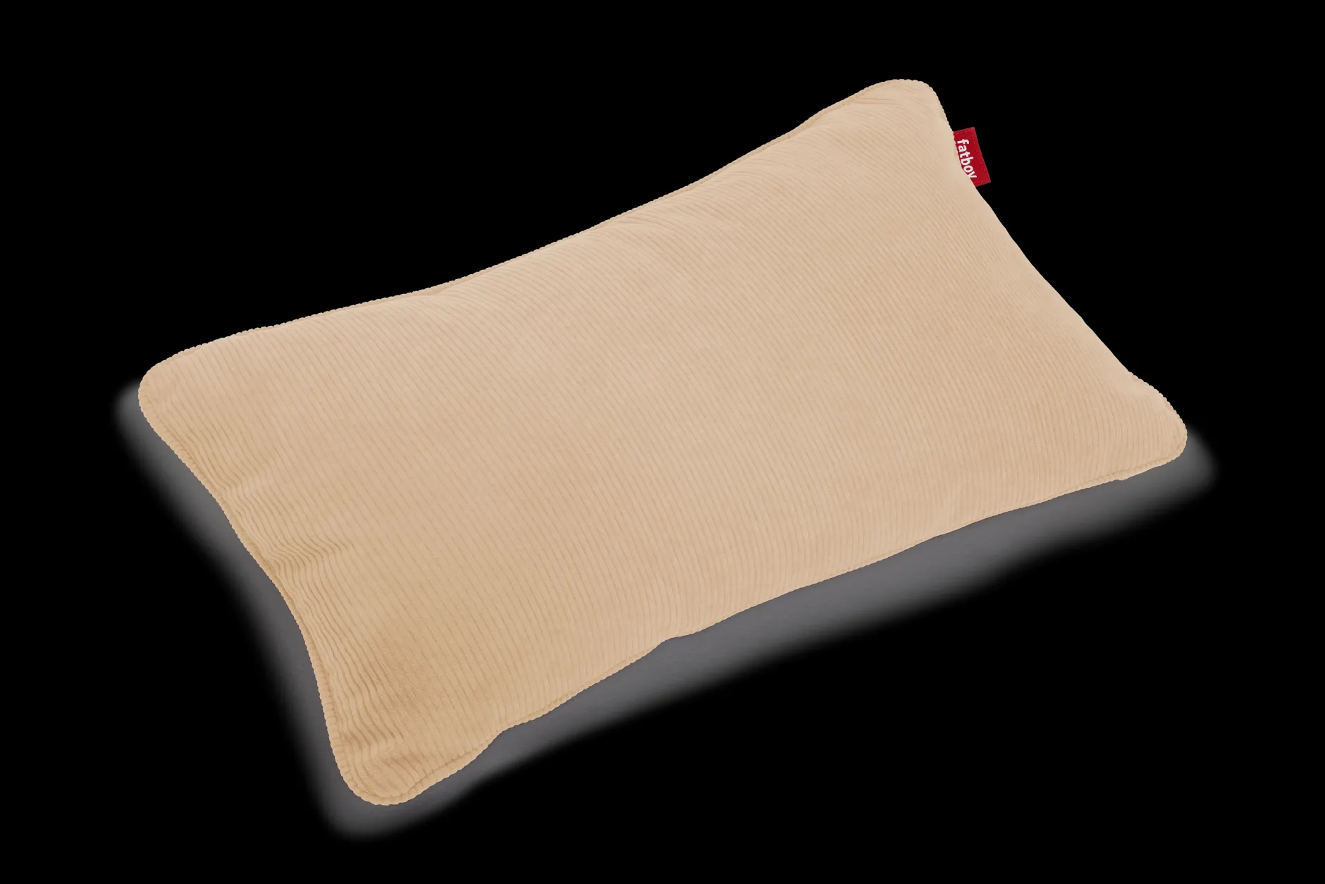 King Pillow Cord Dekokissen, beige, 66x40 cm