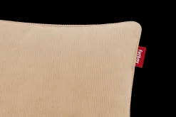 King Pillow Cord Dekokissen, beige, 66x40 cm