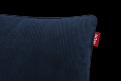 King Pillow Cord Dekokissen, blau, 66x40 cm
