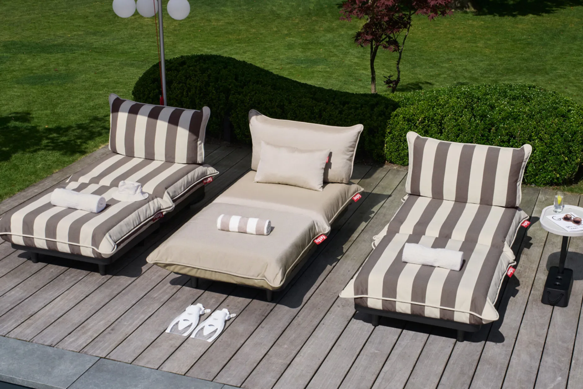 King Pillow Royal Dekorative Kissen, beige, 66x40 cm