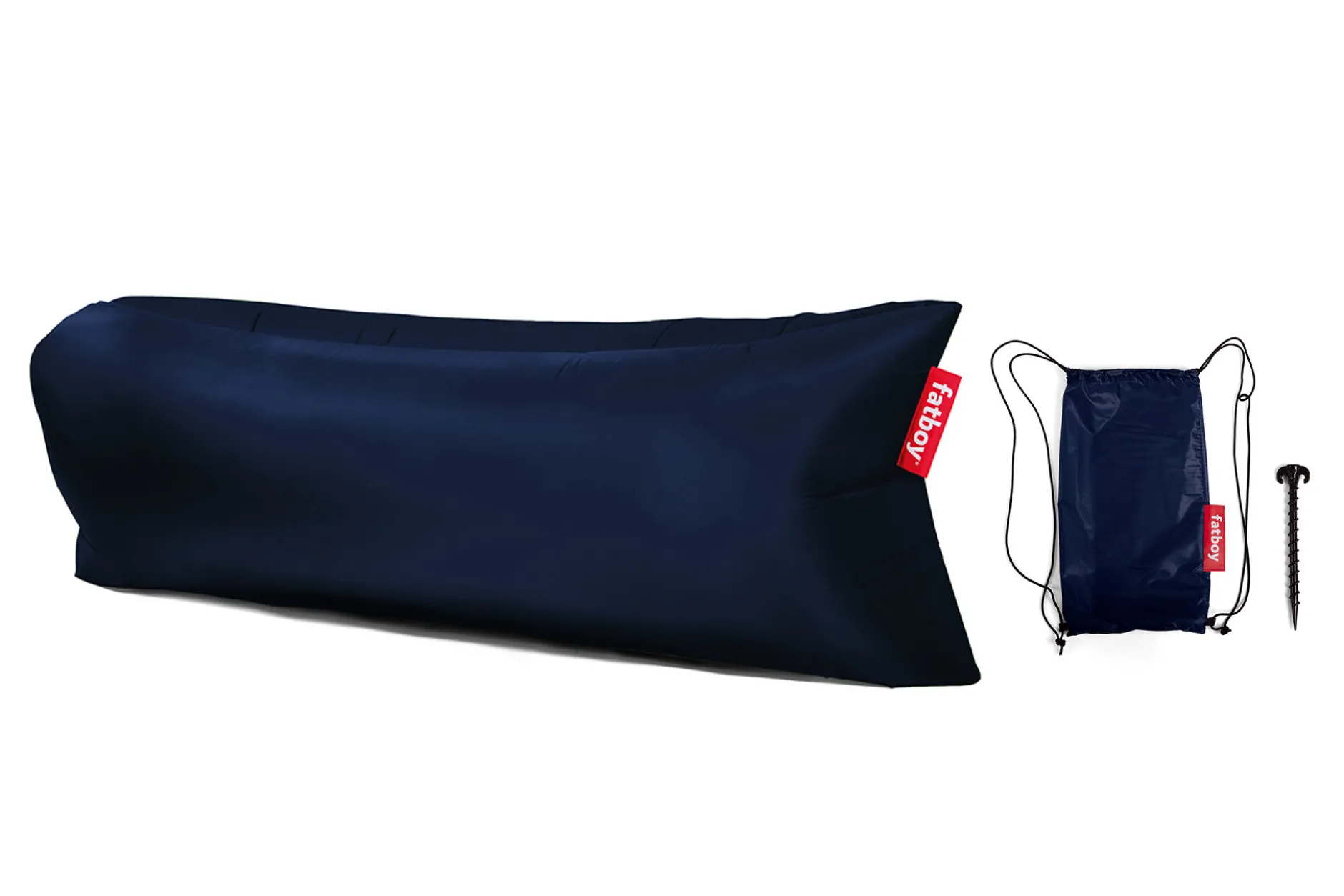 Lamzac 3.0 Aufblasbarer Sitzsack, blau, 185x83x50 cm