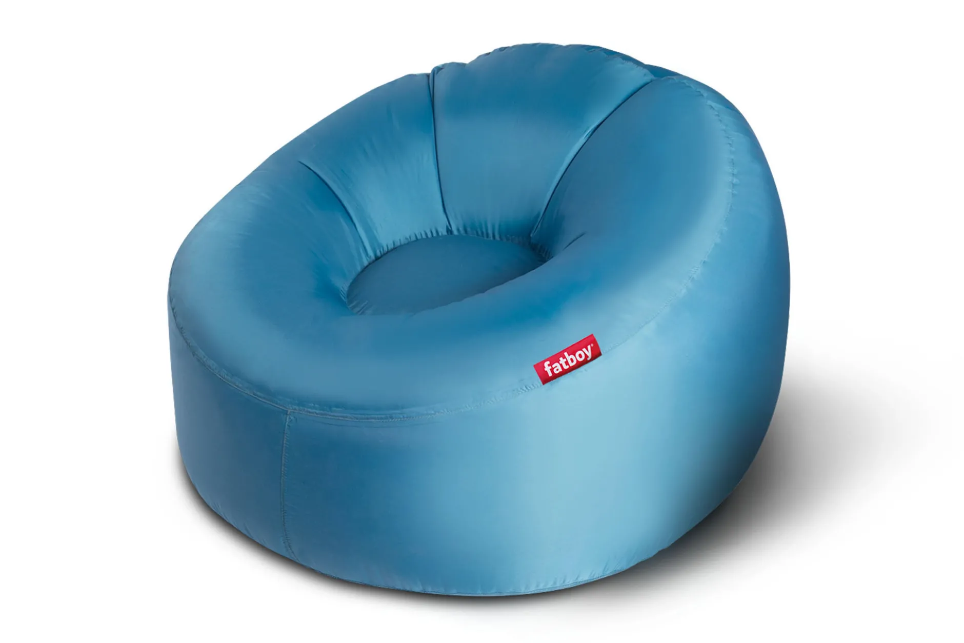 Lamzac O Aufblasbarer Sitzsack, blau, 110x103x62 cm