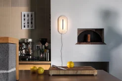 Led's Strip Wandleuchte, blau, 36.5x18.9x7 cm