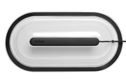 Led's Strip Wandleuchte, schwarz, 36.5x18.9x7 cm