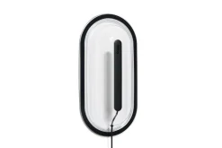 Led's Strip Wandleuchte, schwarz, 36.5x18.9x7 cm