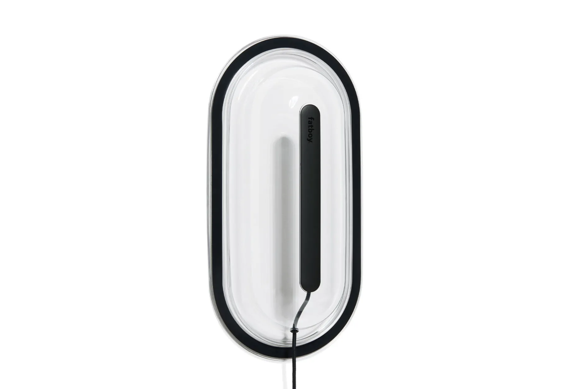 Led's Strip Wandleuchte, schwarz, 36.5x18.9x7 cm