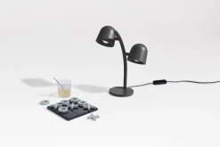Little Lebow Dimmbarer Tischleuchte, schwarz, 17x29.2x42 cm