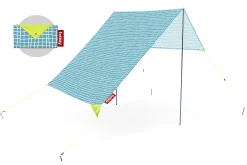 Miasun Tragbares Strandzelt, blau, 330x190x140 cm