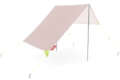 Miasun Tragbares Strandzelt, weiß, 330x190x140 cm