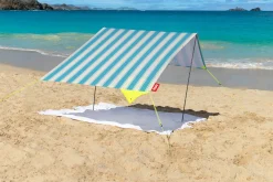 Miasun Tragbares Strandzelt, vielfarbig, 330x190x140 cm