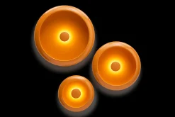 Oloha Trio Wandleuchten-Set, orange,cm