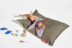 Original Canvas Indoor Sitzsack, grau, 140x180 cm