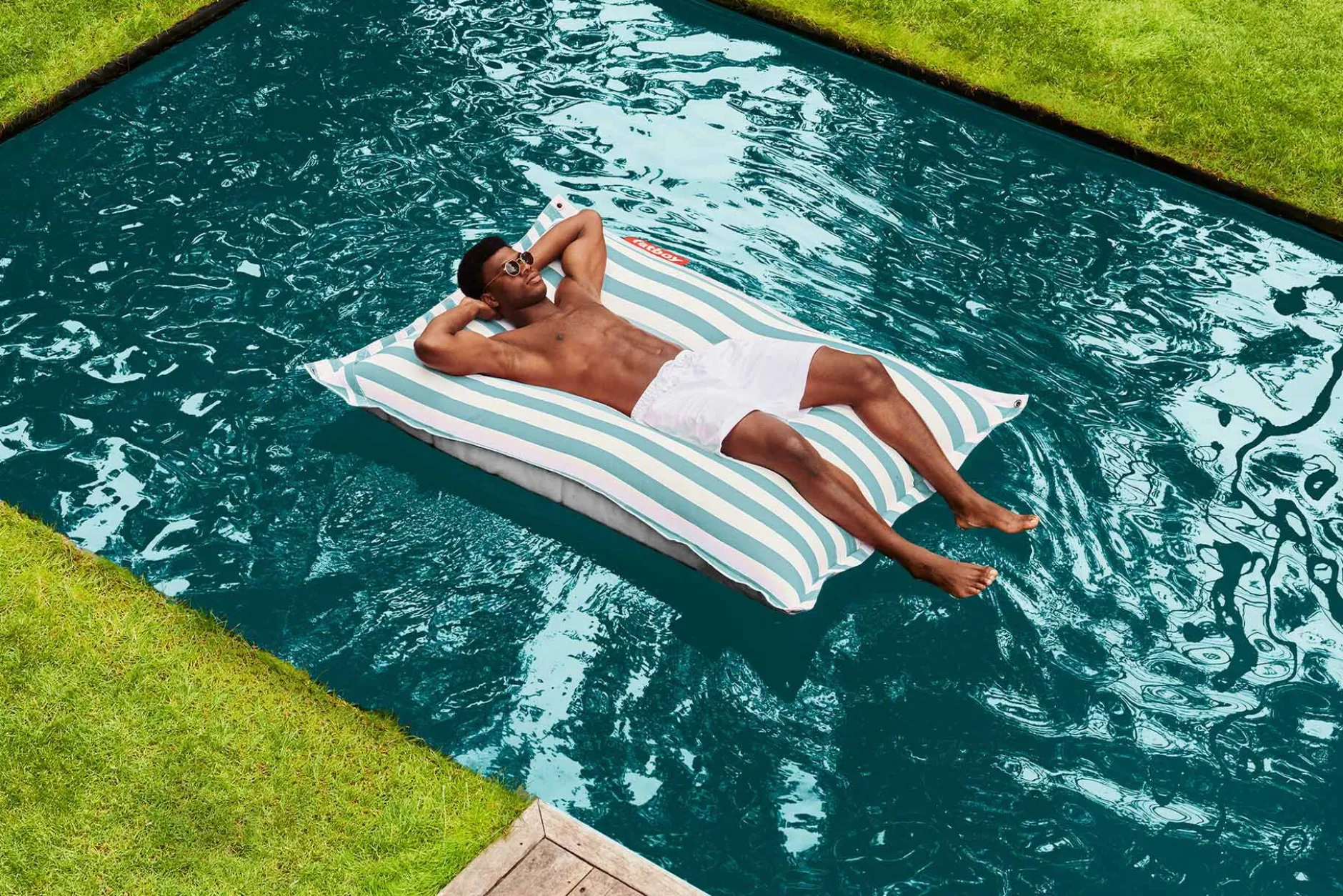 Original Floatzac Schwimmender Sitzsack, blau, 134x180 cm