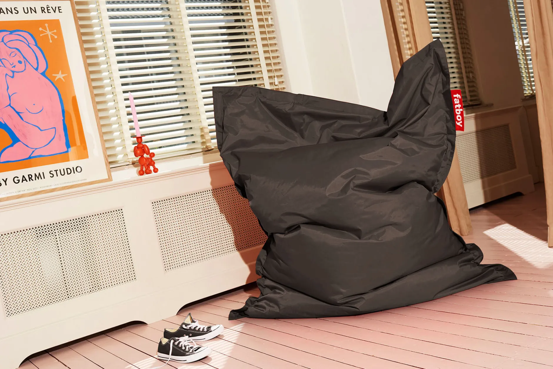 Original Indoor Sitzsack, grau, 140x180 cm