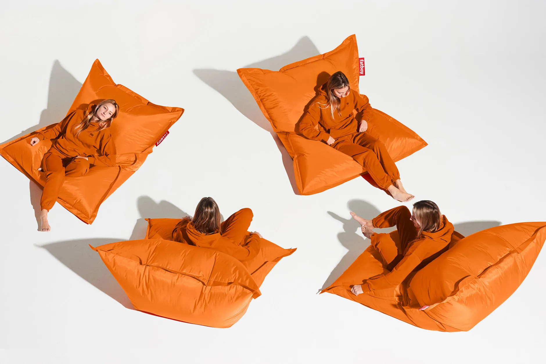 Original Indoor Sitzsack, orange, 140x180 cm