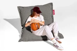 Original Slim Terry Frottee-Sitzsack, beige, 120x155 cm