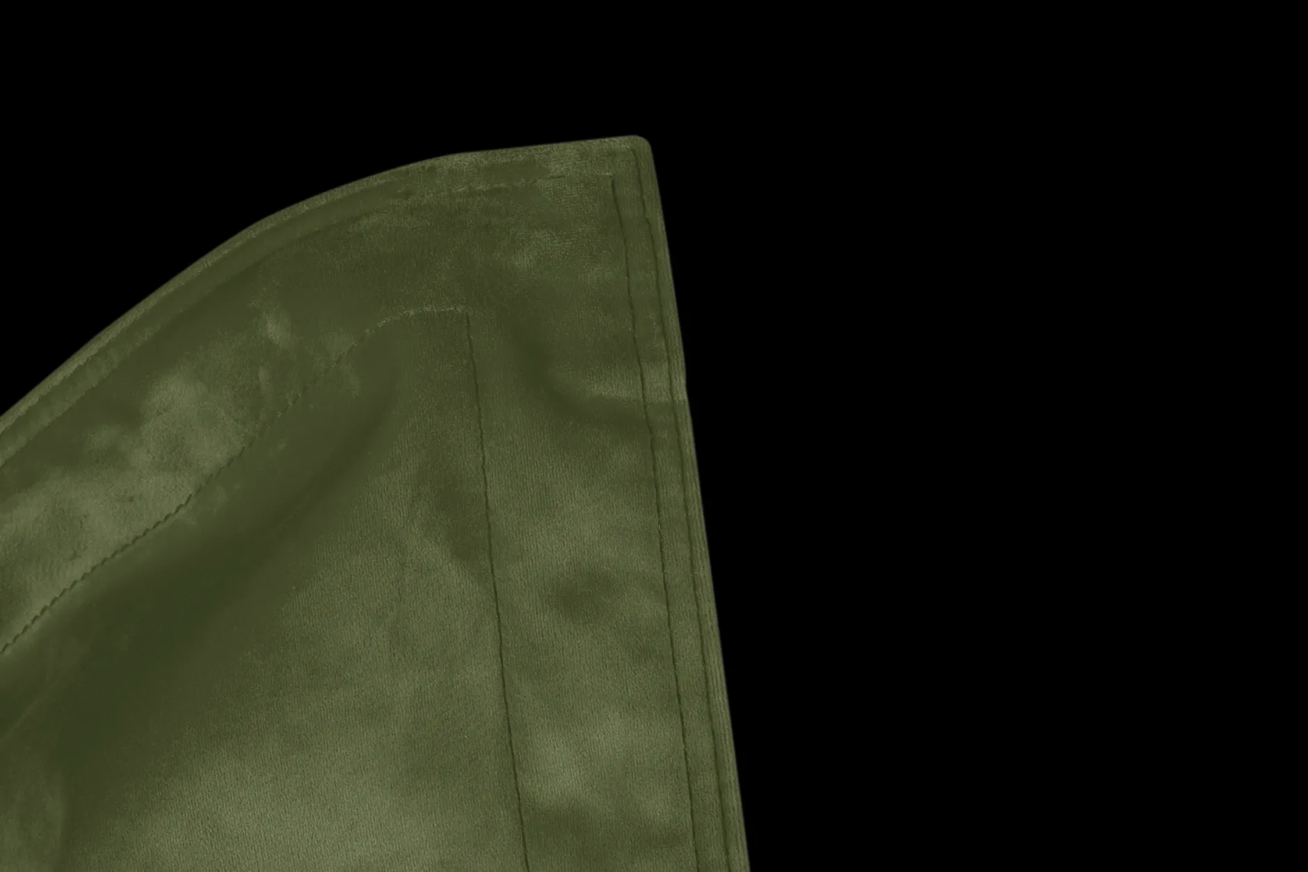 Original Slim Velvet Samt-Sitzsack, grün, 120x155 cm