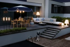 Paletti Hocker Modulare Outdoor-Hocker, beige, 100x100x45 cm