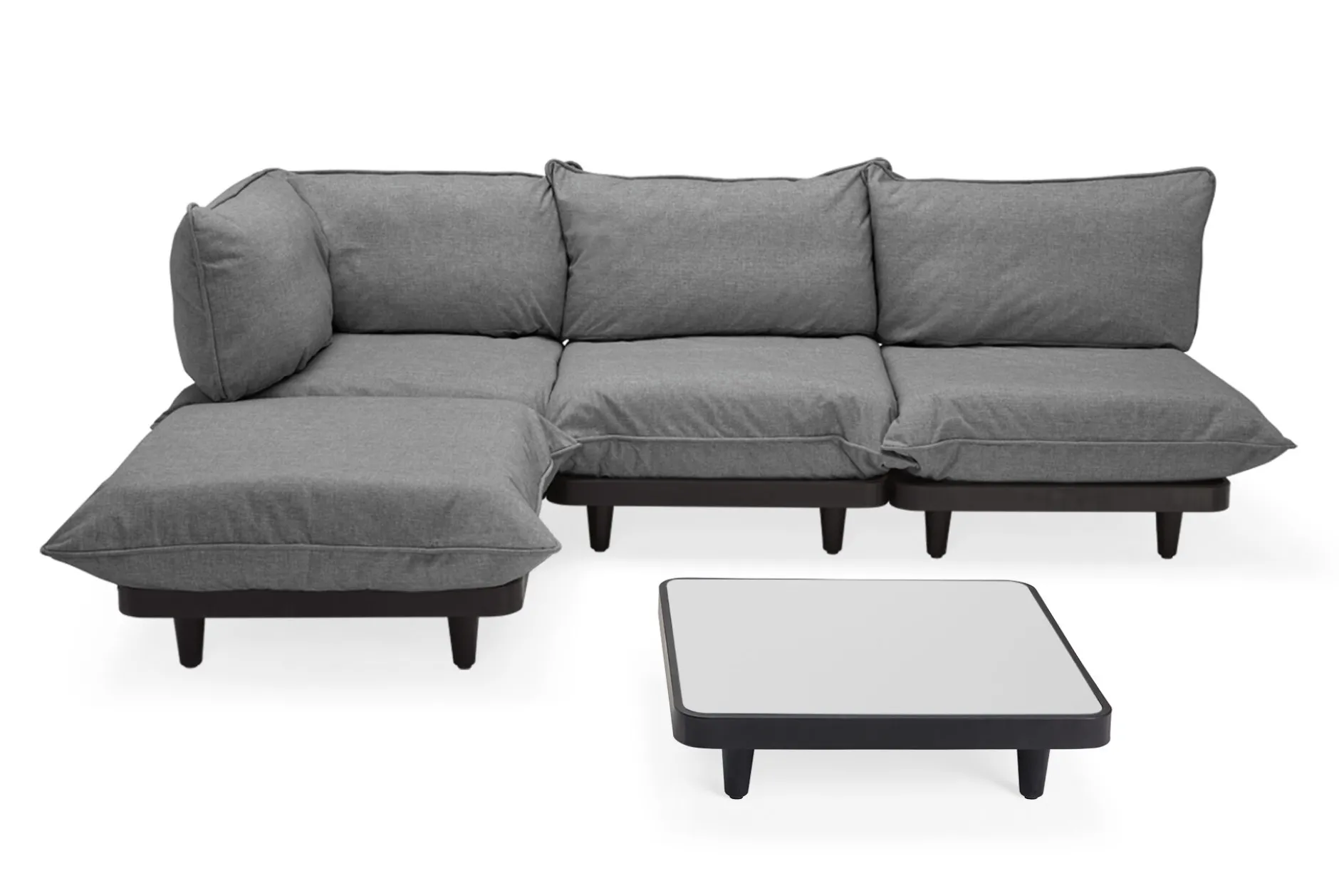 Paletti Set Large + Table Modulares Outdoor-Loungeset, 280x190x90 cm