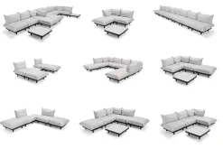 Paletti Set Large Modulares Outdoor-Loungeset, 280x190x90 cm