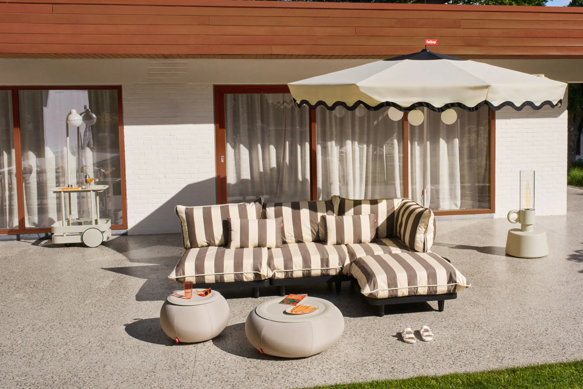 Paletti Set Large Modulares Outdoor-Loungeset, 280x190x90 cm