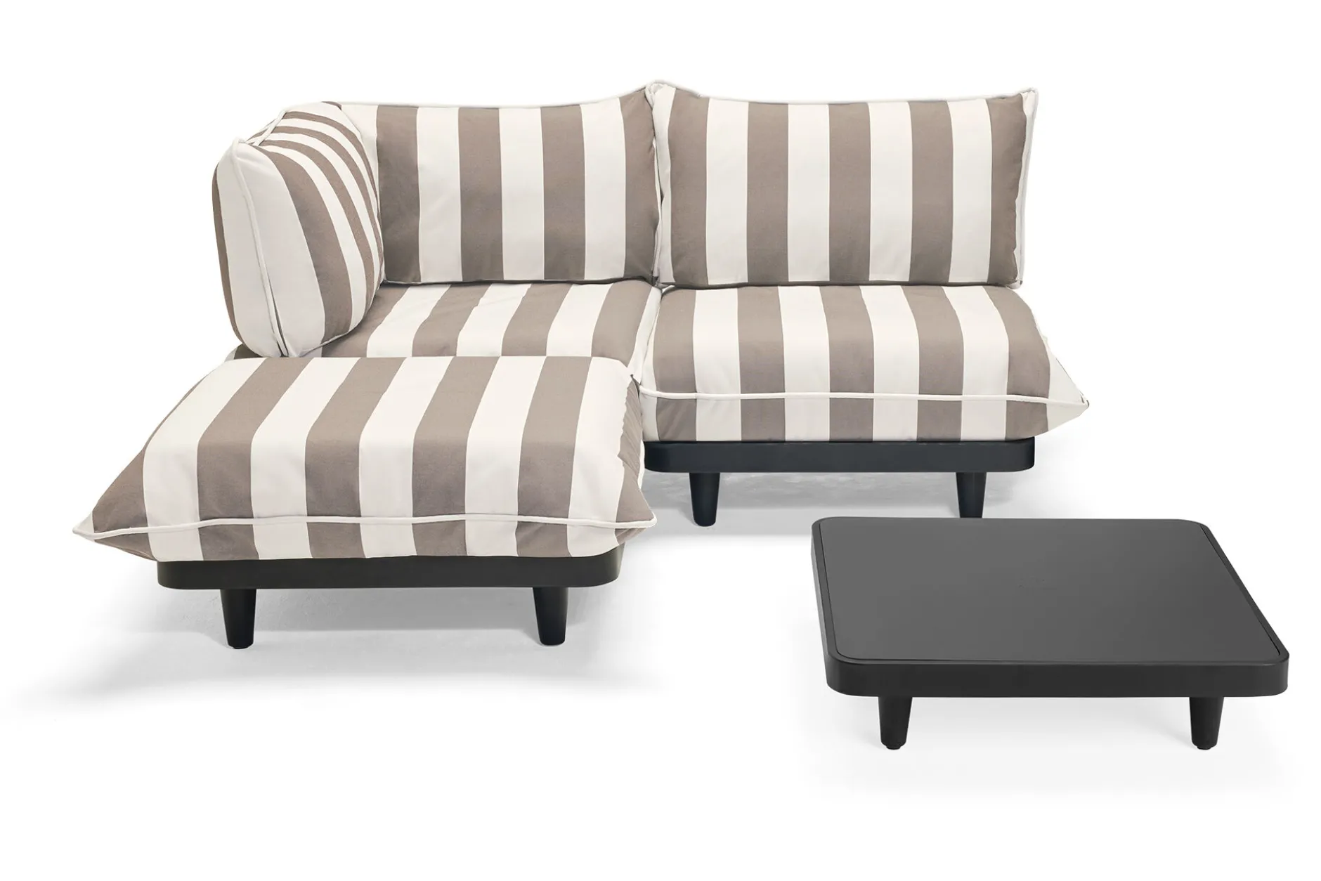Paletti Set Medium + Table Modulares Outdoor-Loungeset, 190x190x90 cm