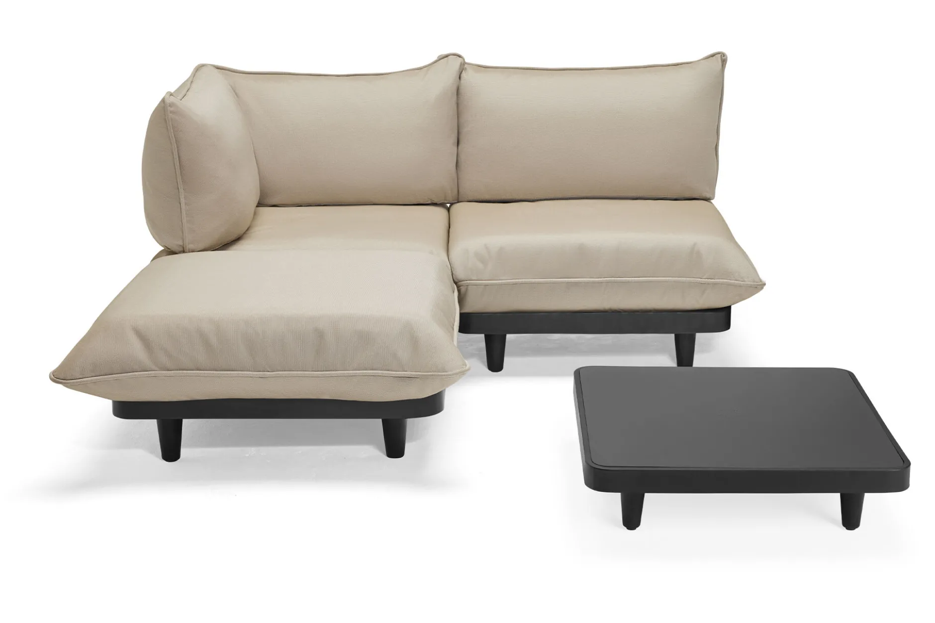 Paletti Set Medium Royal + Table Modulares Outdoor-Loungeset, 190x190x90 cm