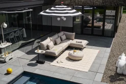 Paletti Set Medium Royal + Table Modulares Outdoor-Loungeset, 190x190x90 cm