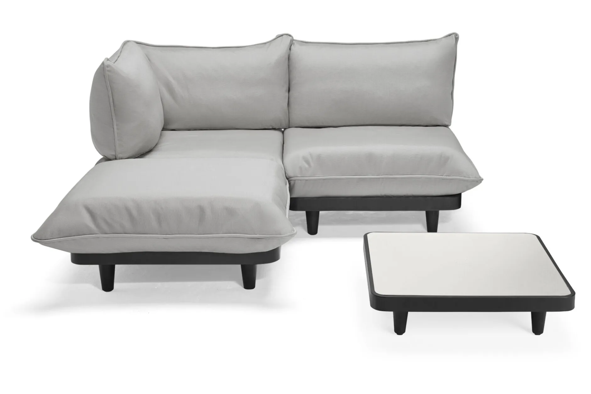 Paletti Set Medium Royal + Table Modulares Outdoor-Loungeset, 190x190x90 cm