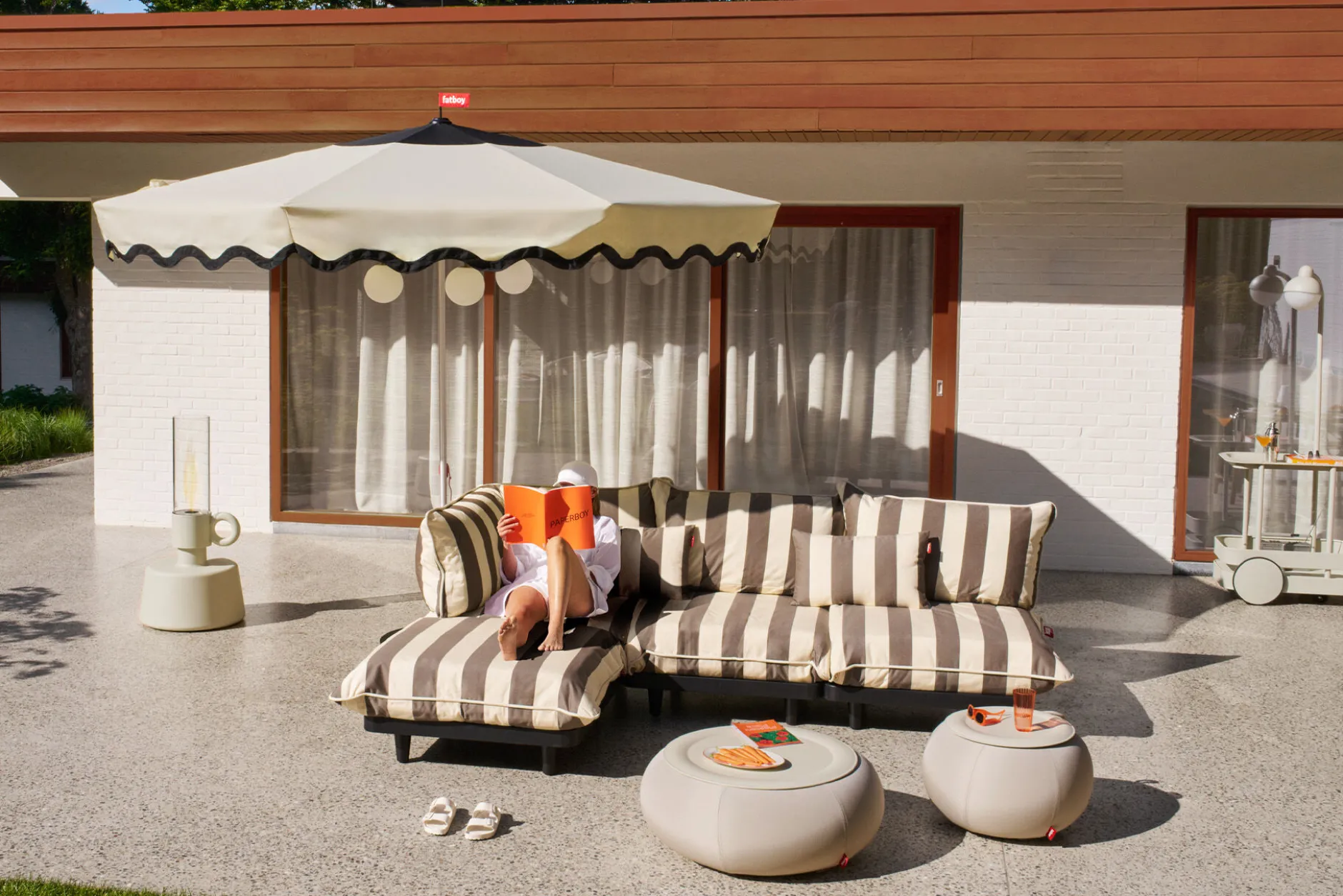 Paletti Set Small Modulares Outdoor-Loungeset, 190x100x90 cm
