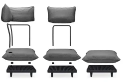 Paletti Set Small Modulares Outdoor-Loungeset, 190x100x90 cm
