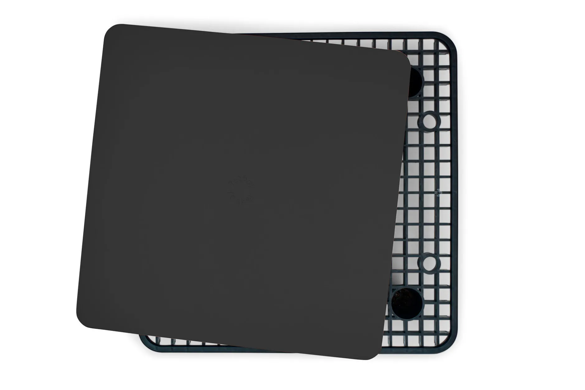 Paletti table Gartentisch für Paletti, schwarz, 90x90x22.5 cm