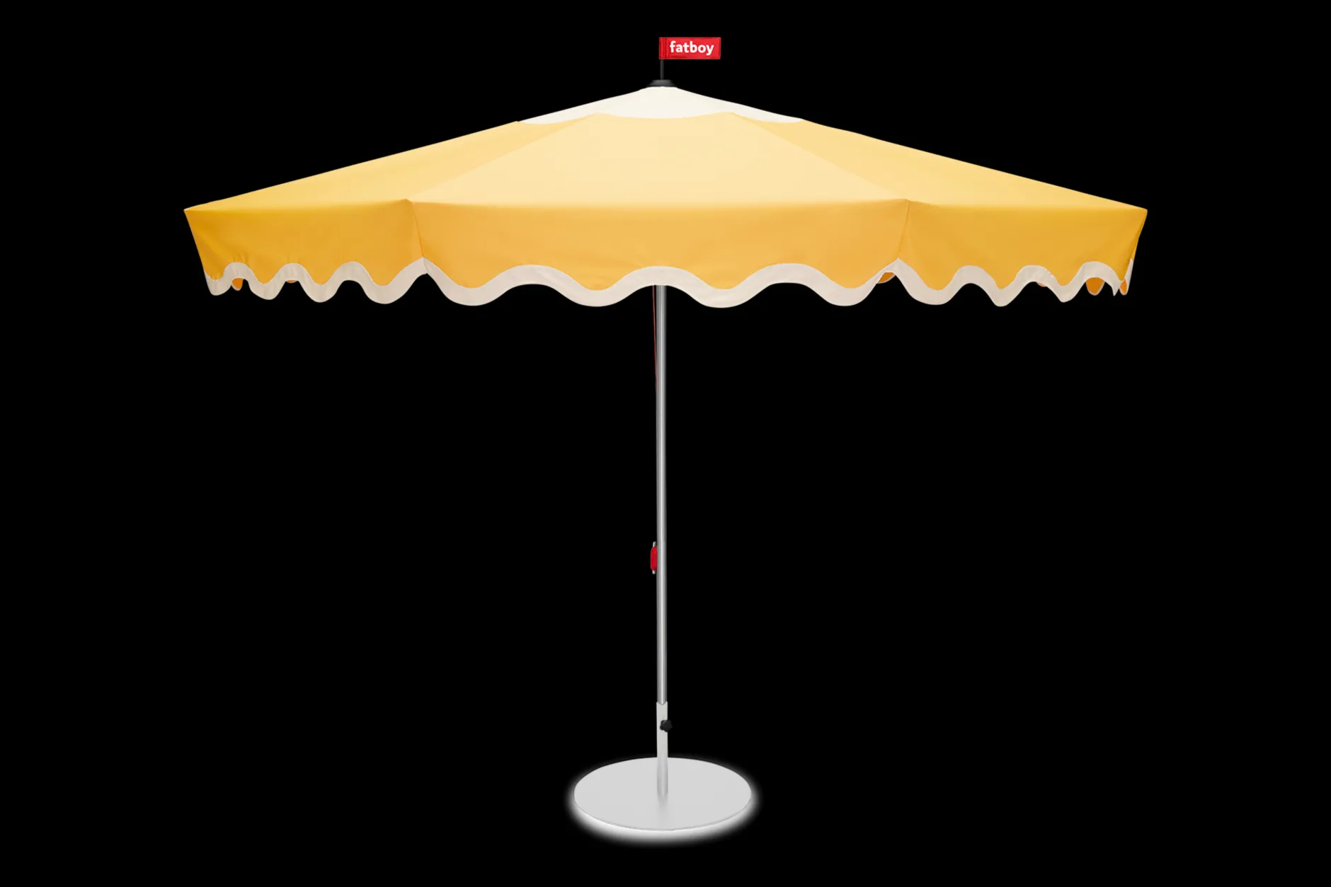 Pensol + Base Light Grey Sonnenschirm mit Fuß, 350x350x280 cm